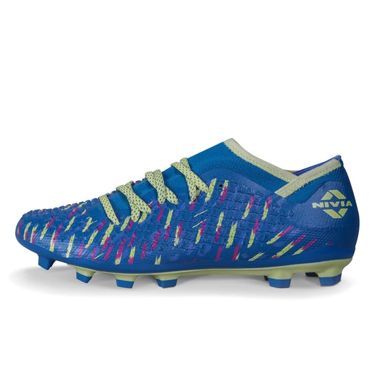 NIVIA Ashtang 2.0 Football Shoes – Lightweight Knitted Collar, TPU Fusion, High Traction Studs, Unisex Sports Footwear India - Best Price online Prokicksports.com