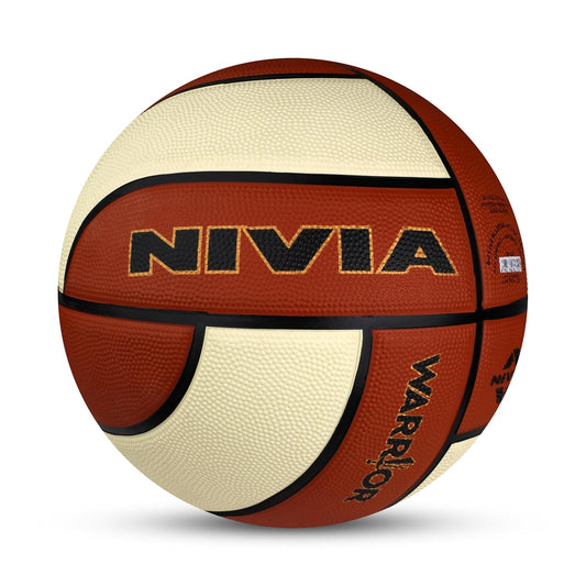 Nivia Warrior Basketball Size 7 - BFI Standard Soft Rubber Basketball