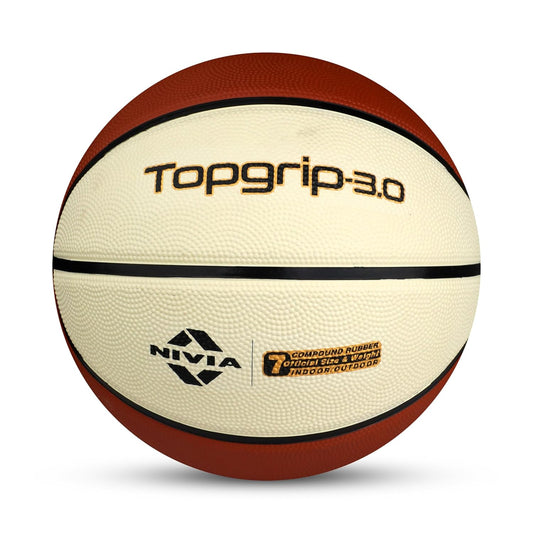 Nivia Top Grip 3.0 Basketball Size 7 - Tournament Basketball for Indoor & Outdoor Play
