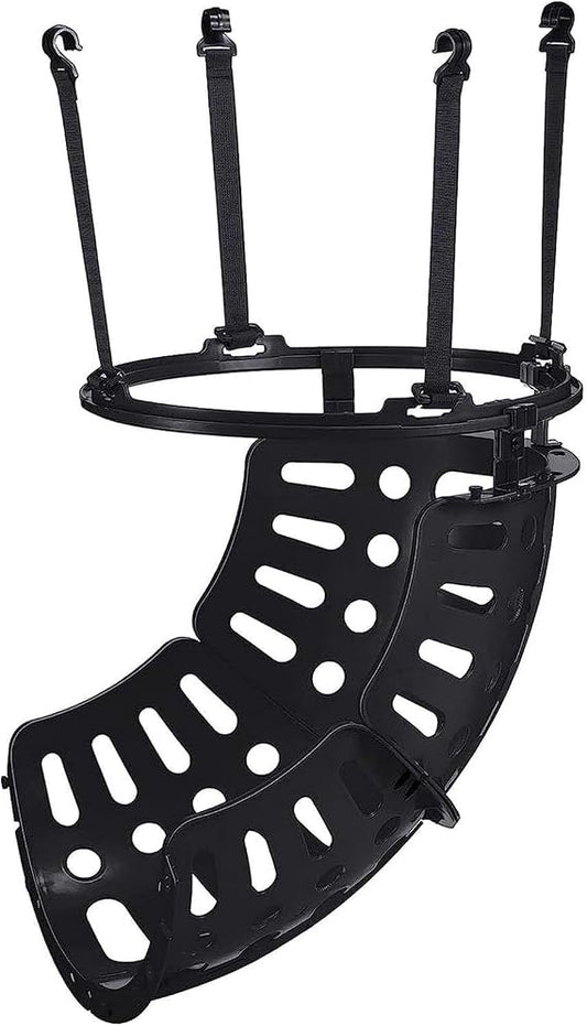 Nivia Basketball Returner Ball Rebounder | 360° Basketball Hoop Return System | Basketball Shooting Training Accessory