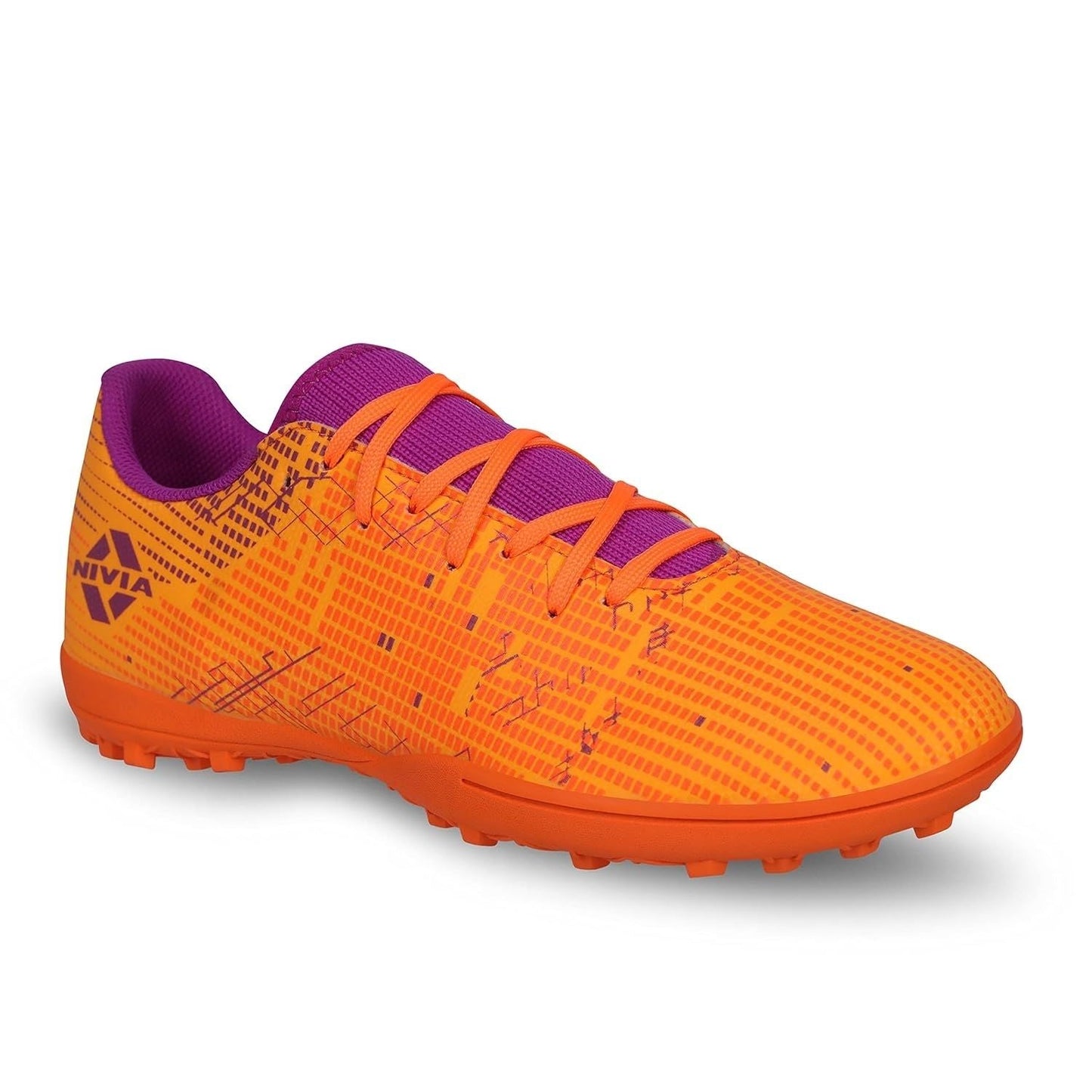 NIVIA Rabona 2.0 Football Shoes – PVC Synthetic Leather Upper, Rubber Stud Turf Sole, Die-Cut EVA Insole | Snug Fit, Ball Control & Durability for Turf and Hard Ground - Best Price online Prokicksports.com