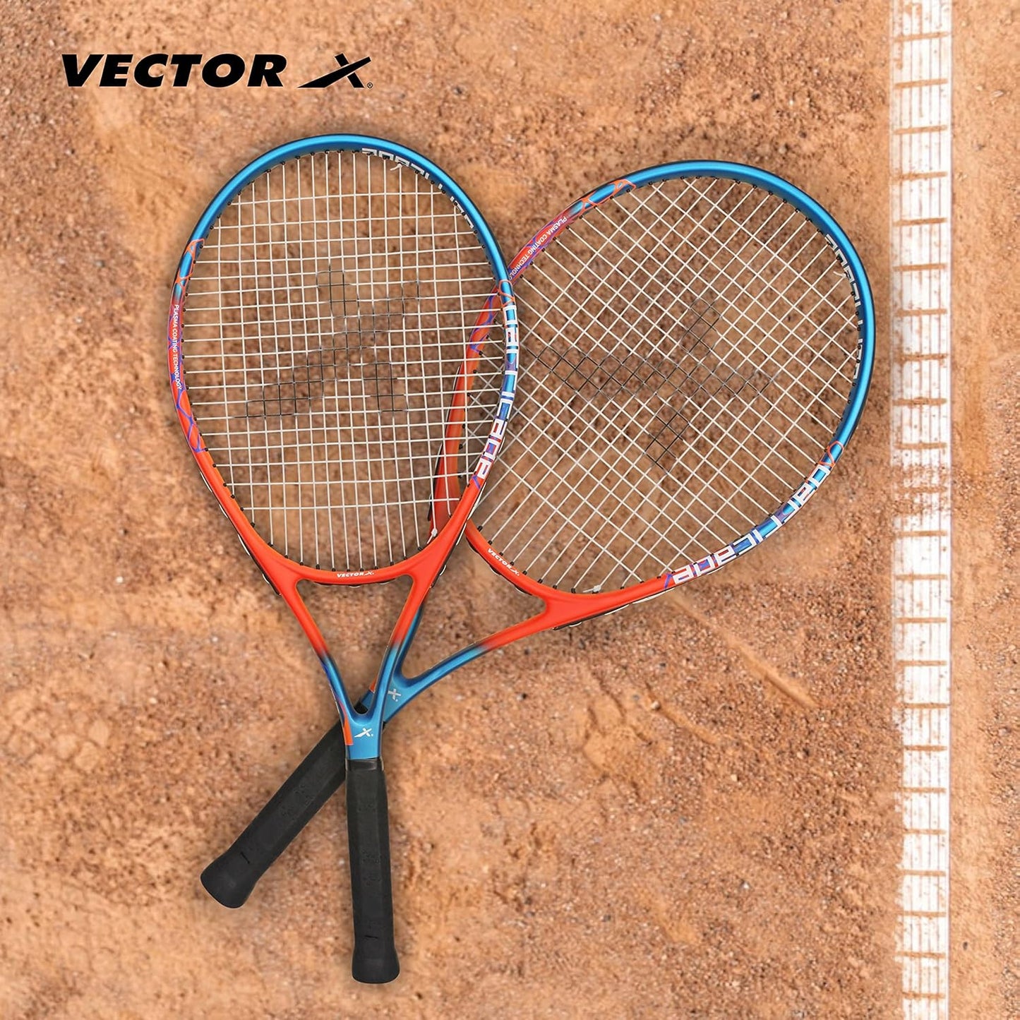 Vector X Barricade One Piece Composite Full Cover Tennis Racquet