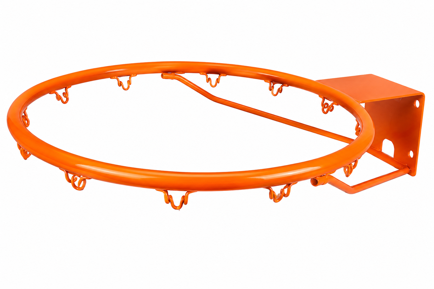Nivia Basketball Board Ring BB-1335BK / BB-1335OR | 18" Steel Basketball Rim | Heavy-Duty Basketball Hoop Ring