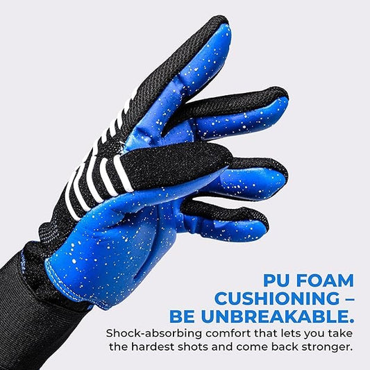 Nivia Shastra Goalkeeper Gloves for Men & Women - Latex Palm | Match & Training Gloves