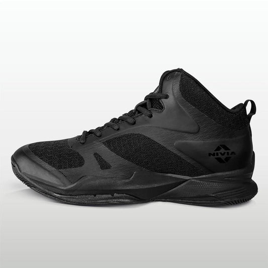 Nivia Combat 2.0 Basketball Shoes for Men - Mid Top Basketball Shoes with TPU Shank