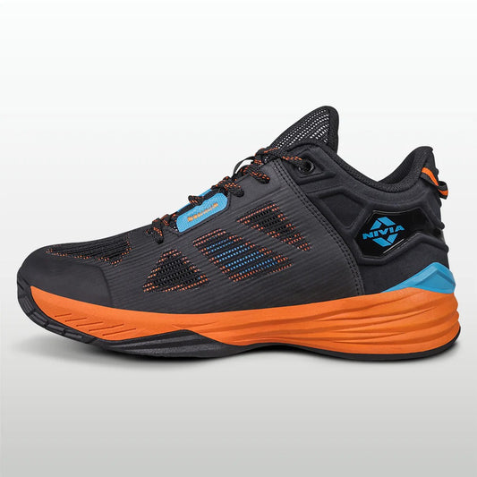 Nivia SkyRush Basketball Shoes for Men - TPU Mesh Basketball Shoes with Duo Foam Cushioning