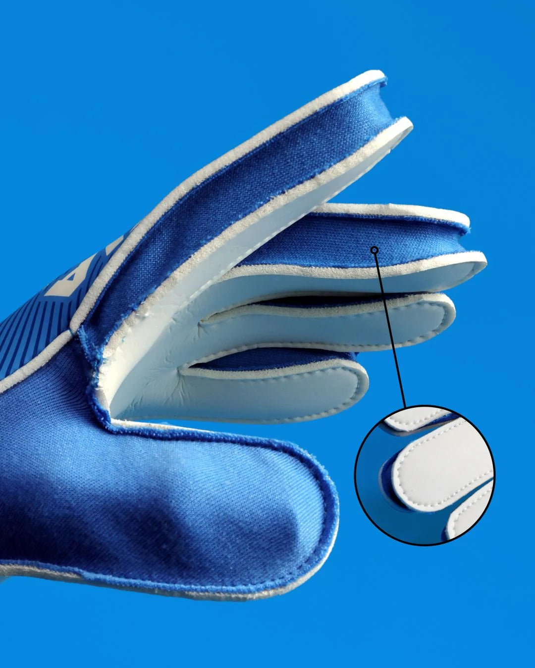 Nivia Carbonite Web Goalkeeper Gloves | Latex Palm Football Goalkeeper Gloves with Positive Cut & All-Weather Grip