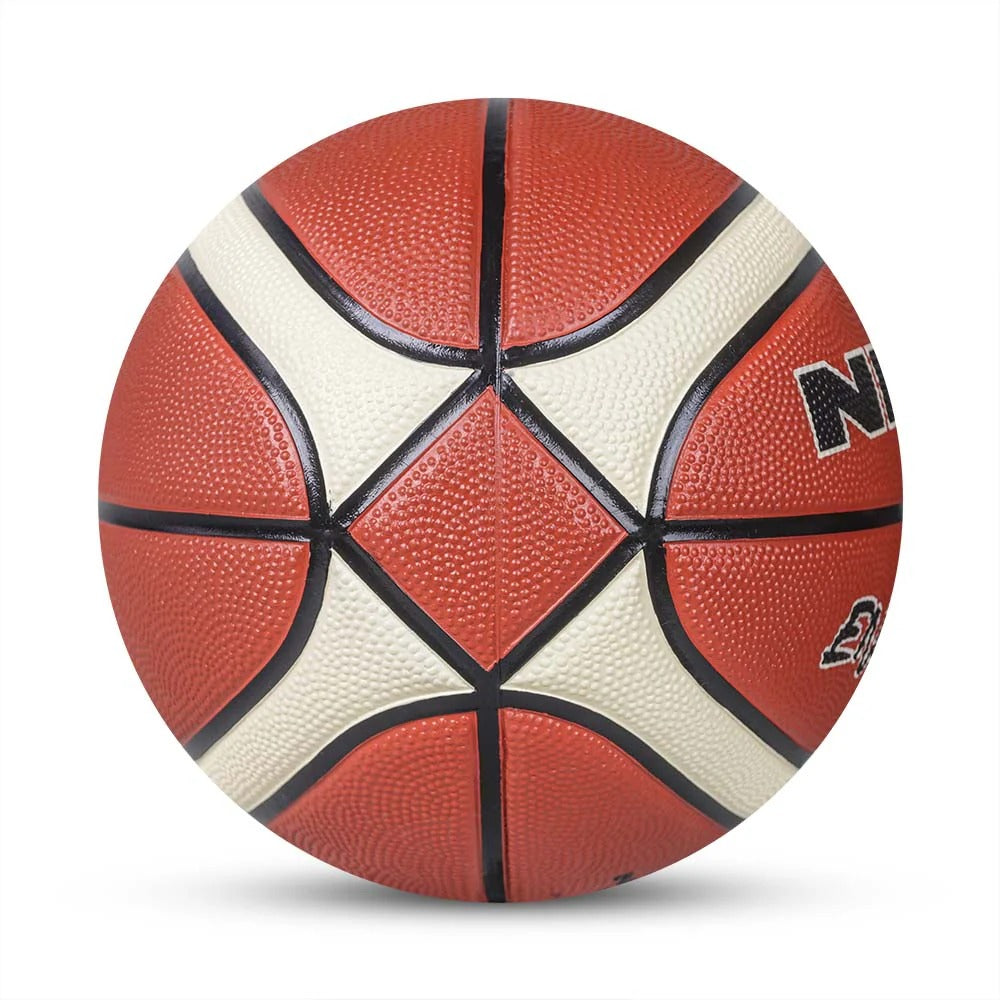 Nivia Engraver Basketball Size 5 - BFI Standard Rubber Basketball for Indoor & Outdoor Play