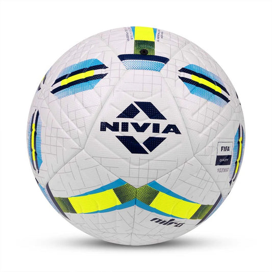 Nivia Nitro Thermobond Football Size 5 - FIFA Quality Match Ball | 24 Panel PU Football