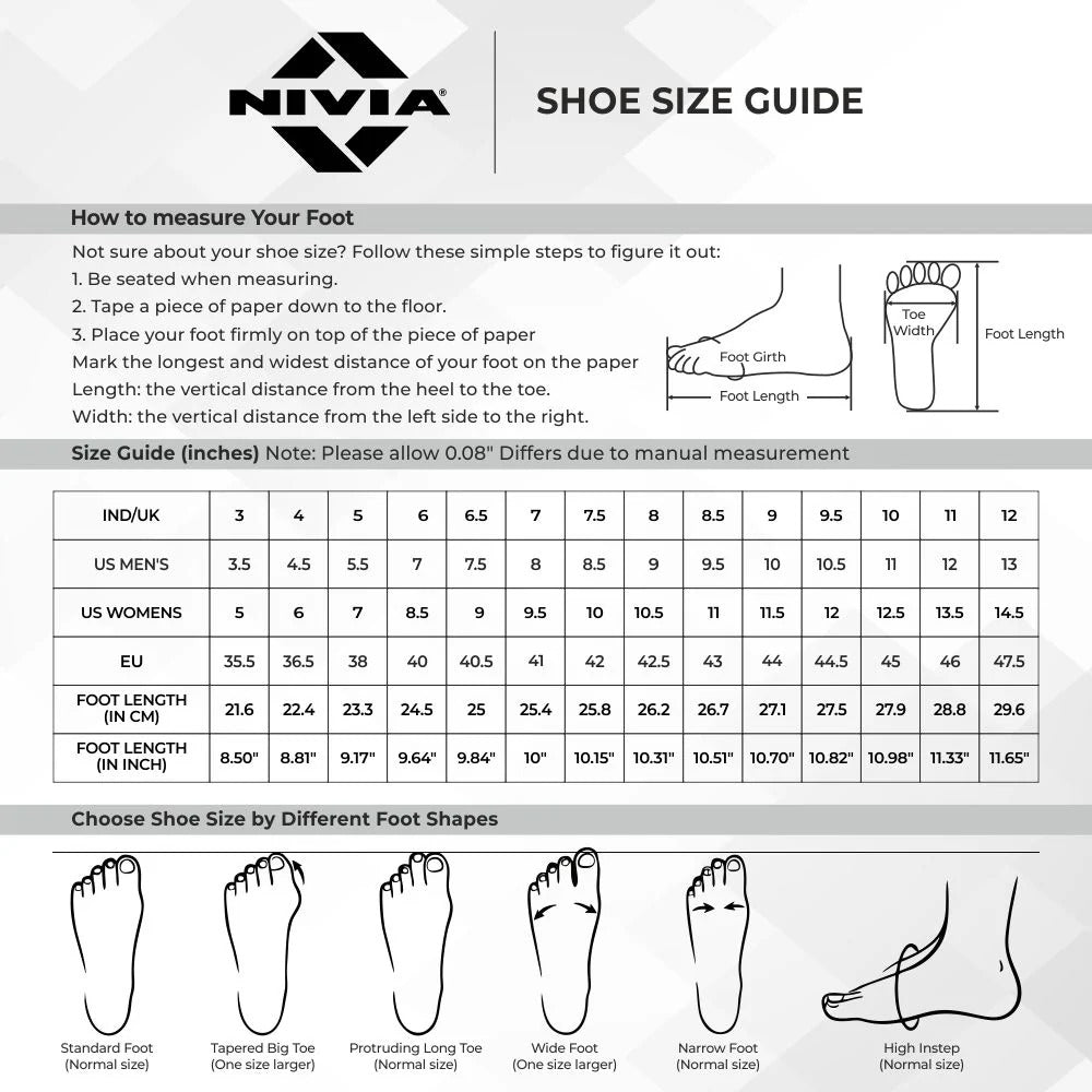 Nivia Marathon Trail Running Shoes for Men | Breathable Mesh Running Shoes with Rubber Outsole