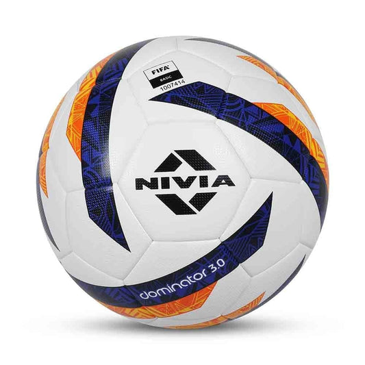 Nivia Dominator 3.0 Football Size 5 - FIFA Basic Match Ball | Thermo-Bonded PU Football