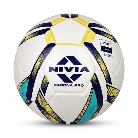 Nivia Rabona Pro Football | FIFA Basic Certified Professional Match Ball | 32 Panel