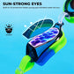 Nivia Splash Jr. 2.0 Swimming Goggles for Kids | Polycarbonate Anti-Fog UV Protection Lens | Adjustable 3-Size Nose Bridge | Soft Silicone Strap & Gasket | Training Swim Goggles for Boys & Girls