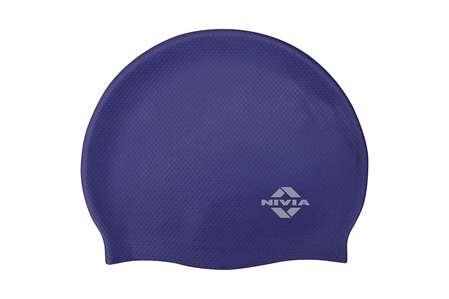 Nivia Pro Silicone Swimming Cap for Adults | Premium Stretch Silicone Swim Cap | Comfortable Waterproof Hair Protection | Unisex Swimming Cap for Men & Women | Black