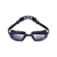 Nivia Viper 2.0 Swimming Goggles for Adults | Polycarbonate Smoke Lens | Anti-Fog UV Protection | Soft Silicone Strap | Comfort Fit Training Swim Goggles for Men & Women (Black Tint)