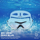 Nivia Unimask Jr. 2.0 Swimming Goggles for Kids | Panoramic Polycarbonate Lens | Anti-Fog UV Protection | Soft Silicone Strap & Frame | Comfort Fit Training Swim Goggles for Boys & Girls