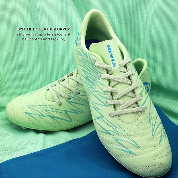 Nivia Encounter 11 Football Studs for Men - PVC Synthetic Leather Multi-Ground Football Boots