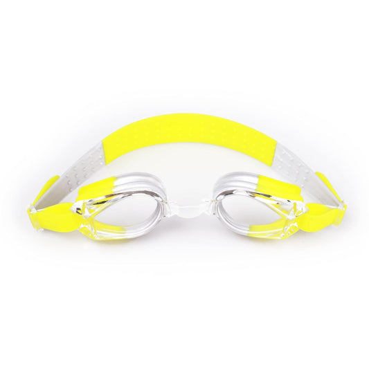Nivia Splash Jr. 2.0 Swimming Goggles for Kids | Polycarbonate Anti-Fog UV Protection Lens | Adjustable 3-Size Nose Bridge | Soft Silicone Strap & Gasket | Training Swim Goggles for Boys & Girls