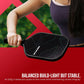 Nivia K-1200 Pickleball Paddle - T700 Carbon Fibre Surface with 16mm Core