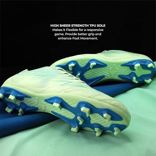 Nivia Encounter 11 Football Studs for Men - PVC Synthetic Leather Multi-Ground Football Boots