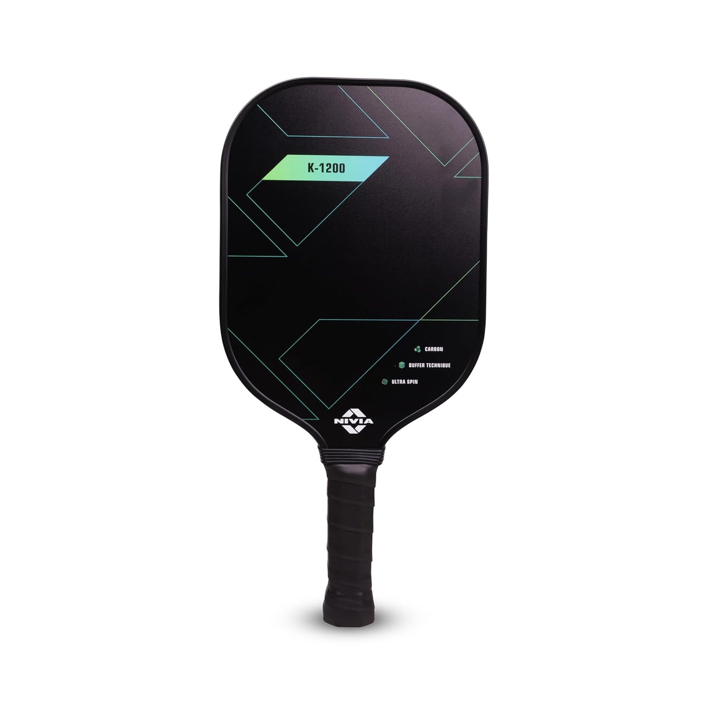 Nivia K-1200 Pickleball Paddle - T700 Carbon Fibre Surface with 16mm Core