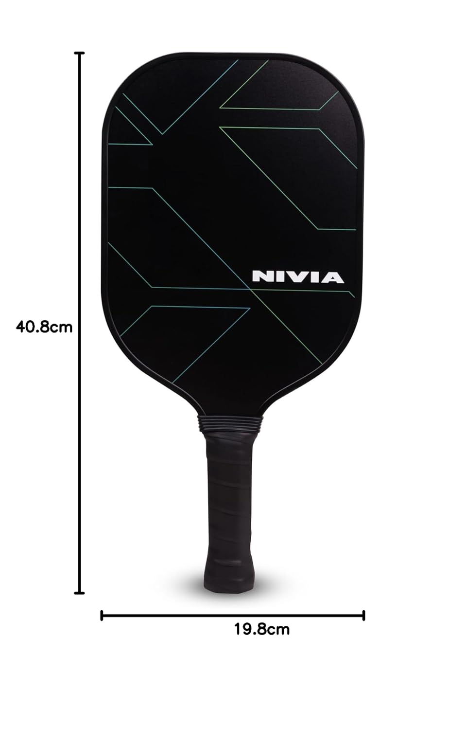 Nivia K-1200 Pickleball Paddle - T700 Carbon Fibre Surface with 16mm Core