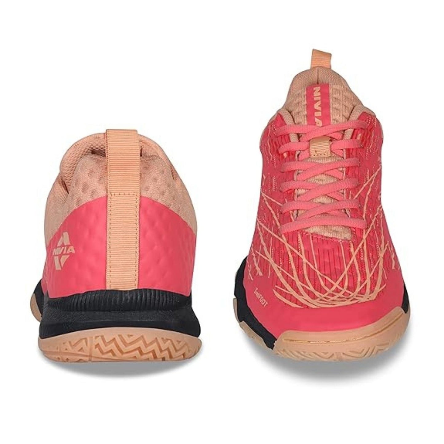 Nivia Power Strike 3.0 Badminton Shoes – Duofoam Cushioning, Fusion Technology, Asymmetrical Upper, Non-Marking Rubber Outsole | Lightweight | For Badminton, Volleyball, Squash,Fit For All Indoor Games - Best Price online Prokicksports.com