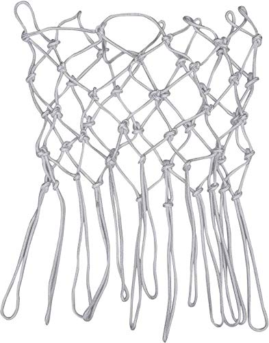 Nivia Terylene Basketball Net 5601 | 50 cm Replacement Basketball Hoop Net | Durable PP Basketball Net | White