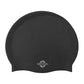 Nivia Classic Silicone Swimming Cap for Adults | Premium Stretch Silicone Swim Cap | Waterproof Hair Protection | Comfortable Unisex Swimming Cap for Men & Women | Black