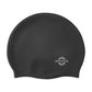 Nivia Pro Silicone Swimming Cap for Adults | Premium Stretch Silicone Swim Cap | Comfortable Waterproof Hair Protection | Unisex Swimming Cap for Men & Women | Black