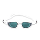 Nivia Sportz Swimming Goggles for Adults | Anti-Fog UV Protection Polycarbonate Lens | Adjustable 3-Size Nose Bridge | Soft Silicone Strap | Training Swim Goggles for Men & Women | White