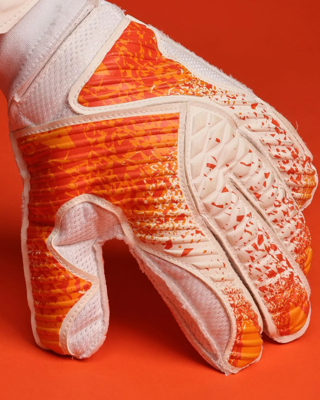 Nivia Finger Savior Goalkeeper Gloves | Elite Latex Grip | Finger Protection Football GK Gloves