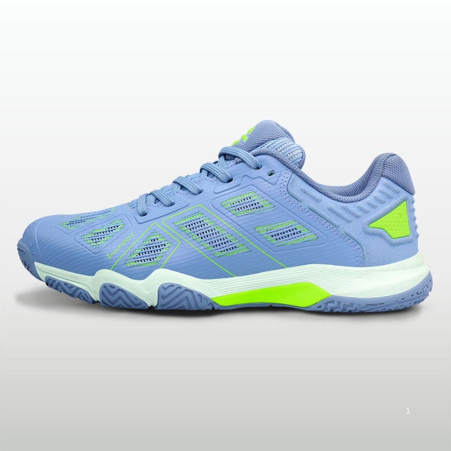 Nivia Verdict 2.0 Badminton Shoes | Advanced Cushioning, Fusion Mesh+TPU Upper, Non-marking Outsole, Precision Fit | Lightweight, High-Traction for Indoor Court - Best Price online Prokicksports.com