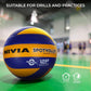 Nivia Spotvolley Volleyball Size 4 - Genuine Leather Championship Match Ball
