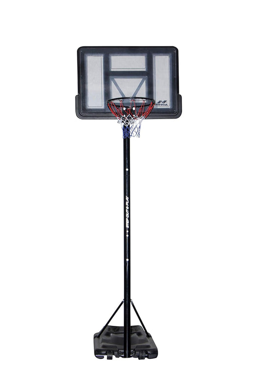 Nivia Pro Beast 2.0 Portable Basketball Set BB-1329 | Adjustable Basketball Hoop | Special Backboard Design | Telescopic Height Adjustment