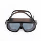 Nivia Pro Mask 2.0 Swimming Mask for Adults | Anti-Fog UV Protection Polycarbonate Smoke Lens | Full Face Comfort Fit | Soft Silicone Strap | Training Swimming Mask for Men & Women | Black