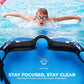 Nivia Scool Jr Swimming Goggles for Kids | Anti-Fog UV Protection | Polycarbonate Smoke Lens | Silicone Strap | Black
