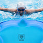 Nivia Visor Swimming Goggles for Adults | Anti-Fog UV Protection Polycarbonate Lens | Full Silicone Comfort Fit | Professional Training Swim Goggles for Men & Women | White