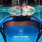 Nivia Pro Mask 2.0 Swimming Mask for Adults | Anti-Fog UV Protection Polycarbonate Smoke Lens | Full Face Comfort Fit | Soft Silicone Strap | Training Swimming Mask for Men & Women | Black