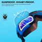 Nivia Pro Mask 2.0 Swimming Mask for Adults | Anti-Fog UV Protection Polycarbonate Smoke Lens | Full Face Comfort Fit | Soft Silicone Strap | Training Swimming Mask for Men & Women | Black