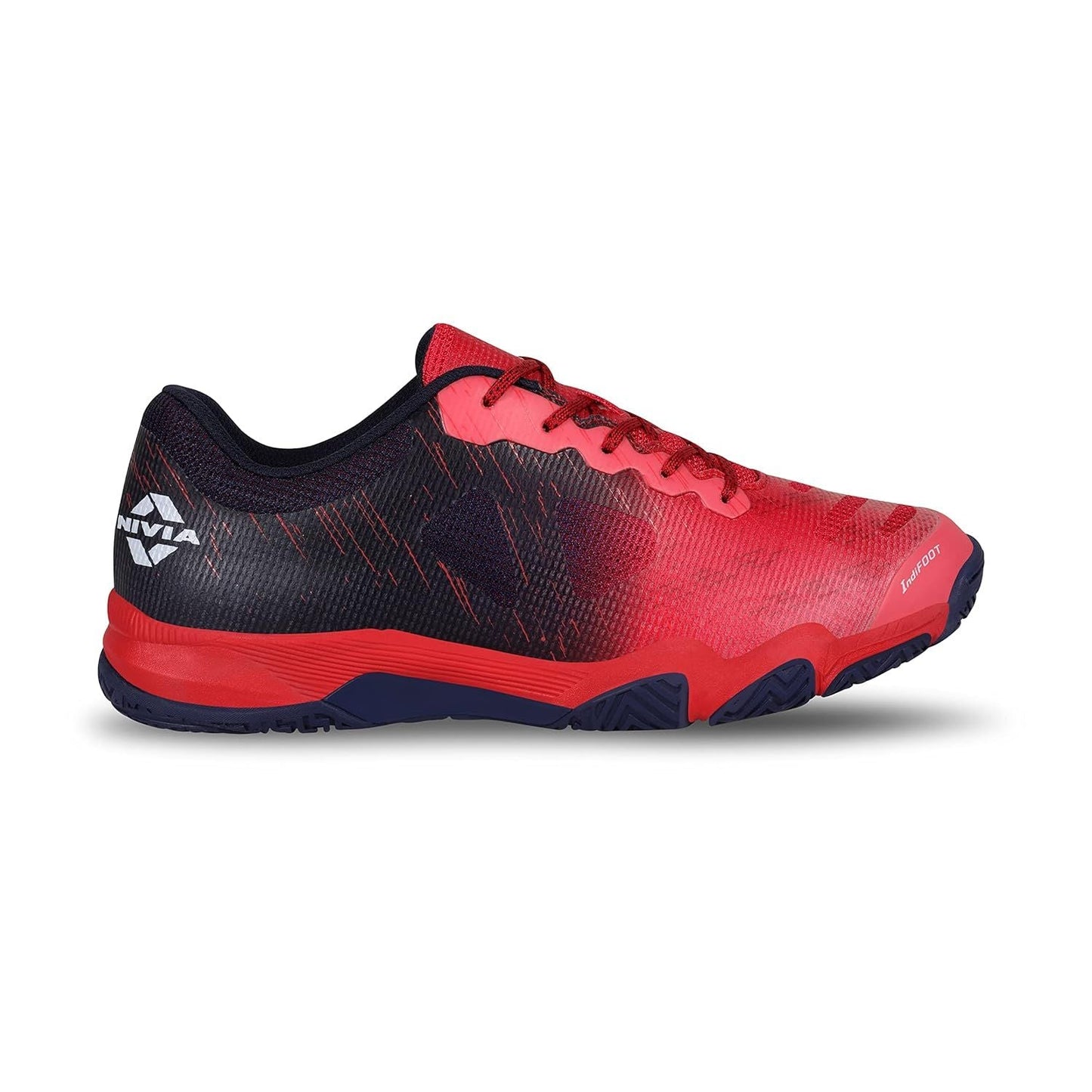 NIVIA BD1147CR Verdict Badminton Shoes – Crimson Red | Lightweight Court Performance - Best Price online Prokicksports.com