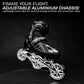Nivia Speed Pro Inline Skates for Adults - 110mm Wheels, ABEC-7 Bearings, Adjustable Fitness Roller Skates