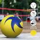 Nivia Spiral League Volleyball Size 4 - Rubber Training Volleyball for Indoor & Outdoor Play