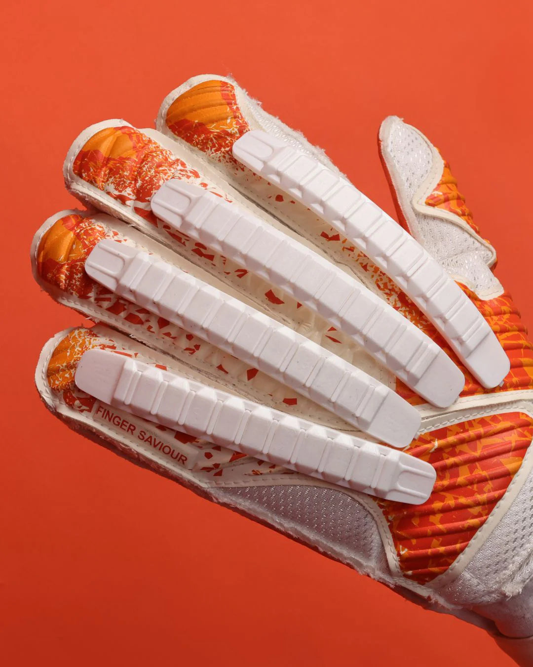 Nivia Finger Savior Goalkeeper Gloves | Elite Latex Grip | Finger Protection Football GK Gloves