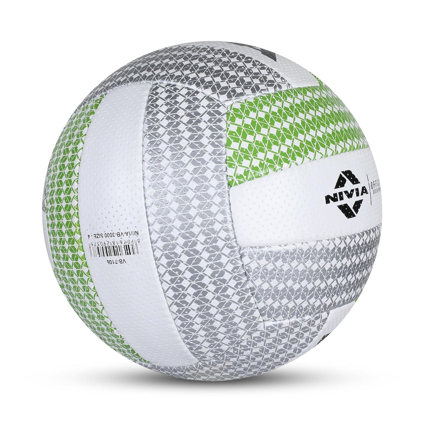 Nivia VB 3000 Volleyball Size 4 - Hand Stitched PU Training Volleyball
