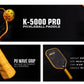 Nivia K-5000 PRO Pickleball Paddle - USAPA Approved 12K Carbon Surface with 16mm PP Core