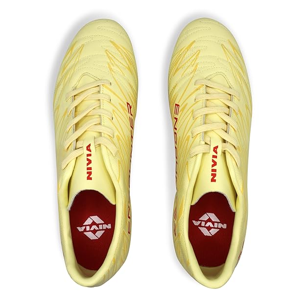Nivia Encounter 11 Football Studs for Men - PVC Synthetic Leather Multi-Ground Football Boots