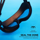 Nivia Pro Mask 2.0 Swimming Mask for Adults | Anti-Fog UV Protection Polycarbonate Smoke Lens | Full Face Comfort Fit | Soft Silicone Strap | Training Swimming Mask for Men & Women | Black