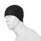 Nivia Pro Silicone Swimming Cap for Adults | Premium Stretch Silicone Swim Cap | Comfortable Waterproof Hair Protection | Unisex Swimming Cap for Men & Women | Black