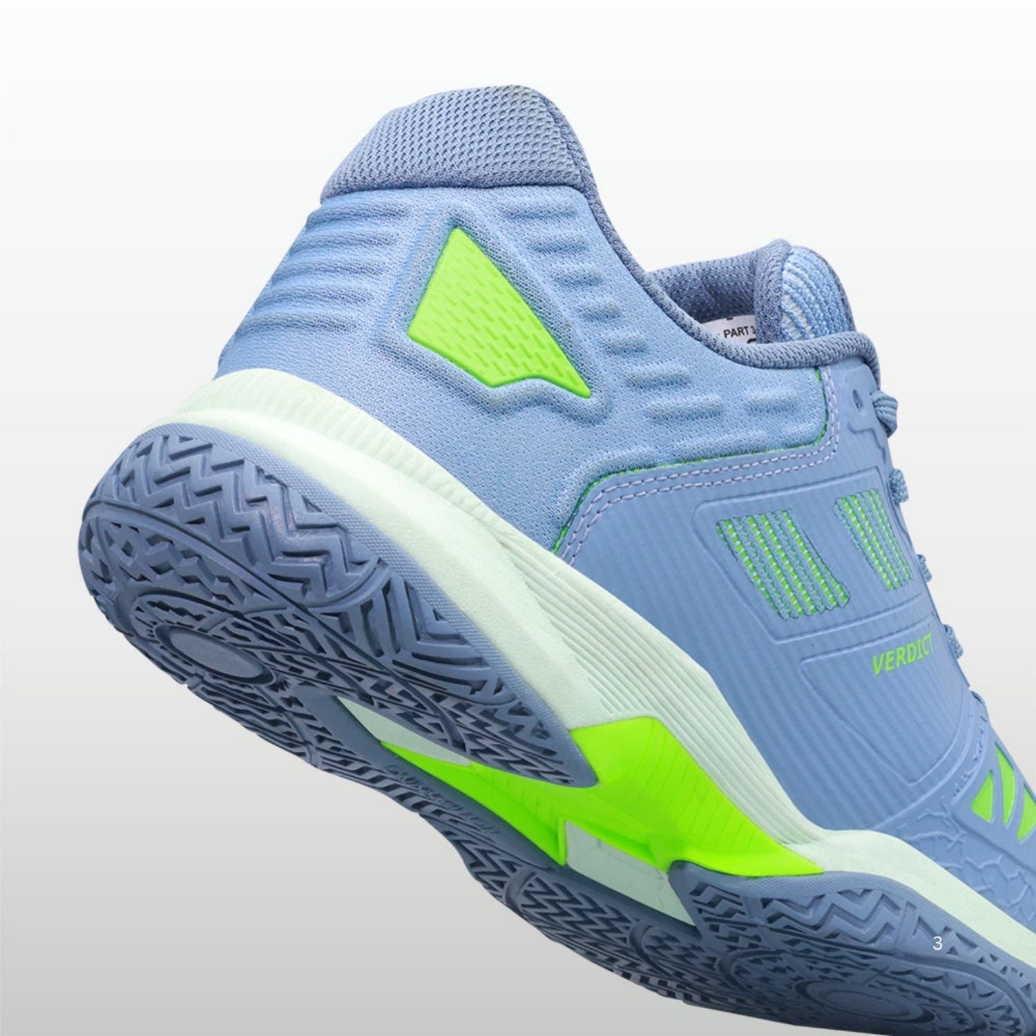Nivia Verdict 2.0 Badminton Shoes | Advanced Cushioning, Fusion Mesh+TPU Upper, Non-marking Outsole, Precision Fit | Lightweight, High-Traction for Indoor Court - Best Price online Prokicksports.com